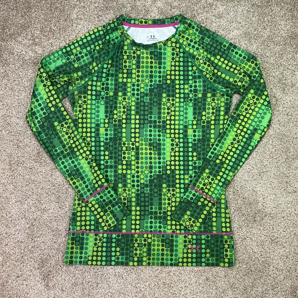 Under Armour Shirt Women Medium Mastermind Thermal Layer EVO ColdGear Thumbholes - Image 1 of 4