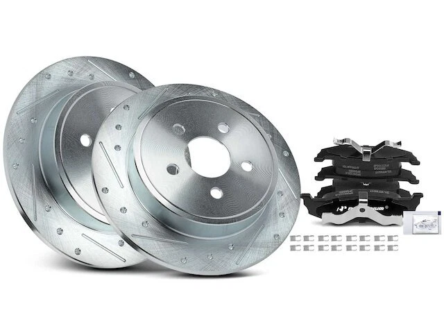 Brake Pad and Rotor Kit fits Chrysler PT Cruiser 2003-2007 2.4L 4 Cyl GAS 77BWMG - Image 1 of 1