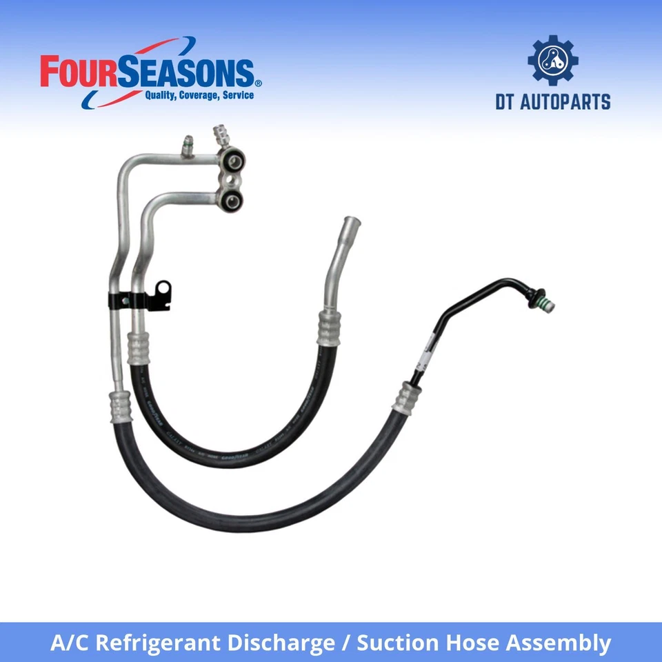 Conjunto de manguera de línea de succión de descarga para Dodge Ram 2500 1996-97 4 estaciones Foto 1 de 4