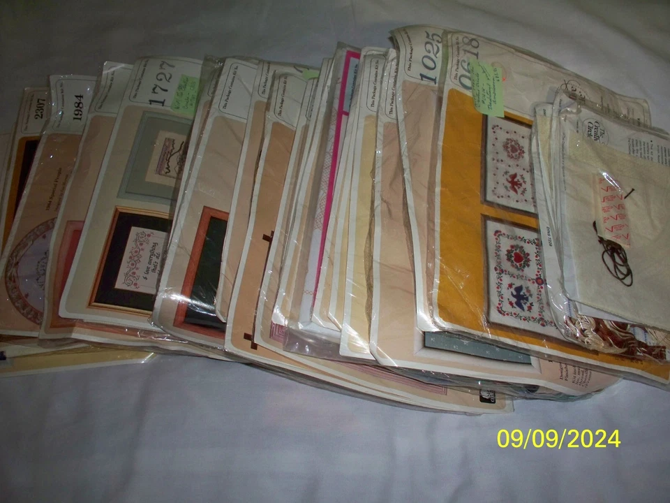 Cross Stitch Kits (Stamped or Counted) - VTG. - THE CREATIVE CIRCLE - U-PICK 1 - Image 1 of 1