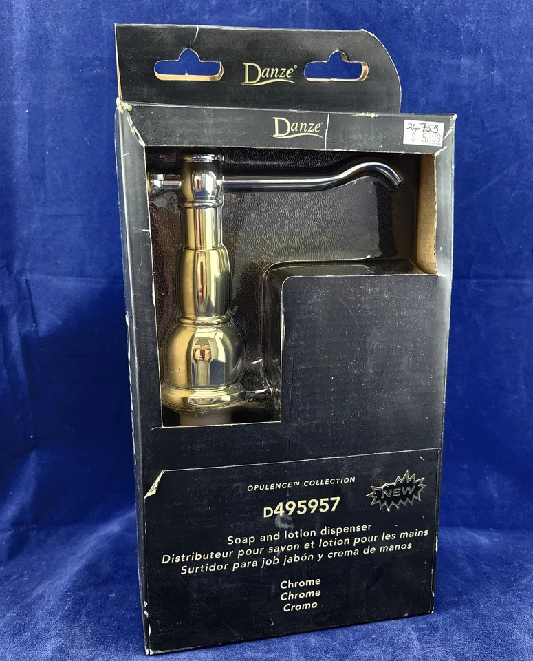 Dispensador de jabón o loción Danze Opulence - Cromo Foto 1 de 3