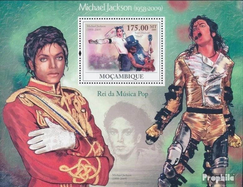 Estampillas Mozambique 2009 Mi hoja miniatura 273 (completa. edición) MNH 2009 Michael J Foto 1 de 1