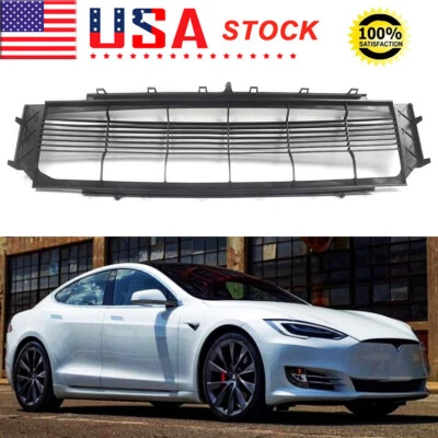 For 2016-2021 Tesla Model S Primed Front Lower Grill Bumper Grille 1058022-00-B Foto 1 de 4