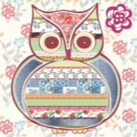 LITTLE OWLS 4 x Single Table Paper Napkins Craft Party //for Decoupage