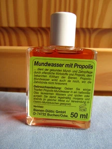 Mundwasser mit Propolis Mundspülung auch für Mundduschen Natürliche Pflege 50ml - Bild 1 von 2