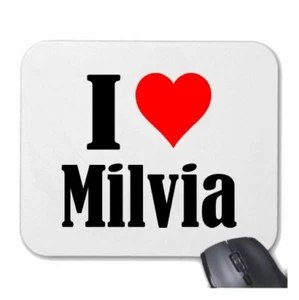 MOUSEPAD Mauspad I Love Milvia Ich Liebe Milvia - Photo 1/1