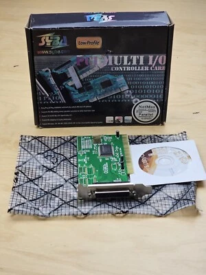 Tarjeta Controladora SYBA PCI Multi E/S Nueva Sellada Puerto Paralelo Serie PC de Colección Foto 1 de 4