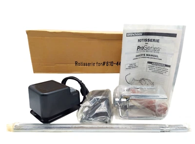 正品 Brinkmann Rotisserie 适用于 ProSeries Four Burner 烤架 全新/开箱 — 第 1/4 张图片
