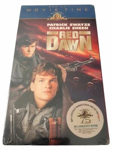 RED DAWN VHS video tape FACTORY SEALED MGM Watermark stamp promo sticker movie - Picture 1 of 12