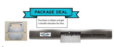 Niss 1986,5-97 Rollpan de acero de carrocería dura con centro de placa + reubicador de manija de puerta trasera Foto 1 de 3