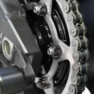 Billet Rear Axle Sprocket Nuts Black For MV Agusta Dragster 800 RR E5 21 22 - Picture 1 of 5
