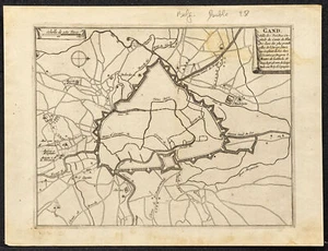 1695 - Alter Plan Von Gent In Belgien - Nicolas De Fer - Alte Gravur - Picture 1 of 5