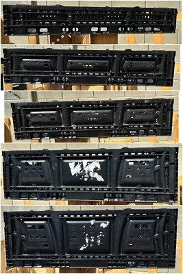 Caja plegable reutilizable de plástico negro 6408 6411 6413 6416 6419 para mercado de agricultores usada en excelente estado Foto 1 de 2