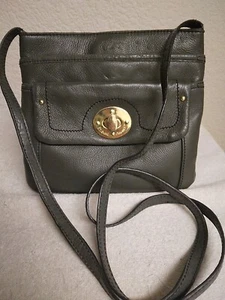 Bolso Bandolera Etienne Aigner Vintage Cuero Verde Excelente Estado 9x9 - Imagen 1 de 11