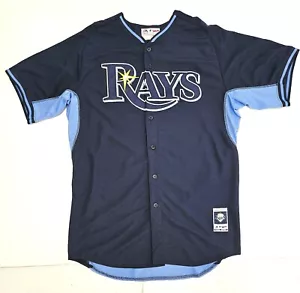 Curt Casali #19 Signed Majestic Tampa Bay Rays Jersey - Size 50 Cool Base - Picture 1 of 9