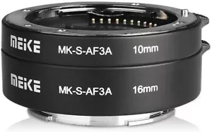 MEIKE MK-S-AF3A Auto Focus Macro Extension Tube Adapter Ring For Sony Camera  - Picture 1 of 5