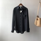 Korean style women Spring Blouse long sleeve oversize loose omens Tops And