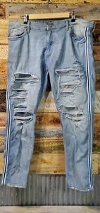 Jeans Uomo Denim Blu Jordan Craig "Legacy Edition" 38x32 Pantalone - Foto 1 di 17