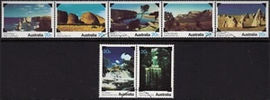 1979 conjunto de 7 parques nacionales, tira unida de 5 y par de goma completa CTO fino usado - Imagen 1 de 1