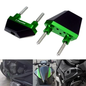 Motobike Frame Sliders Anti Crash Protector Fit Kawasaki Z800 Z1000 Z750 2007-16 - Picture 1 of 8