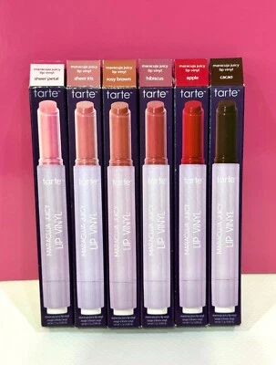 Vinilo labial jugoso Tarte Maracujá 0,095 oz./2,7 g. Tamaño completo nuevo en caja - Elige el tono Foto 1 de 4