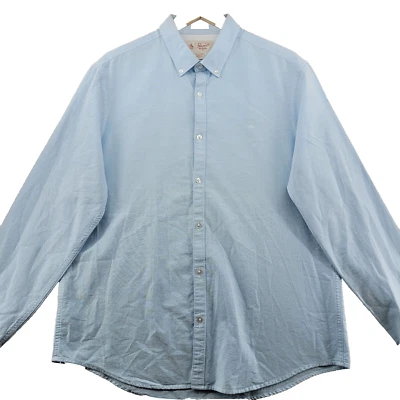 Camisa Original Penguin Heritage Calce Ajustado Para Hombre Talla XL Azul Pinpoint Manga Larga Foto 1 de 4