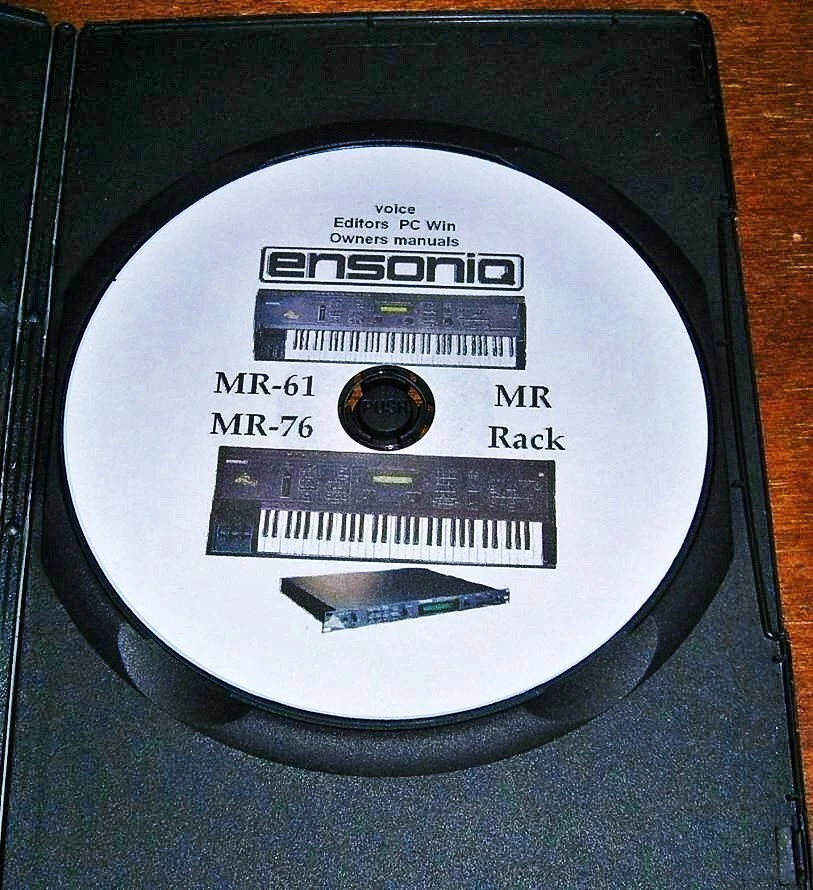 Ensoniq  MR serie + (ZR + Fizmo ) -  CD mit Voice Programs - Bild 1 von 1