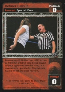 WWE: Hebner Calls It [Played] card type Reversals Raw Deal Wrestling WWF - Picture 1 of 1