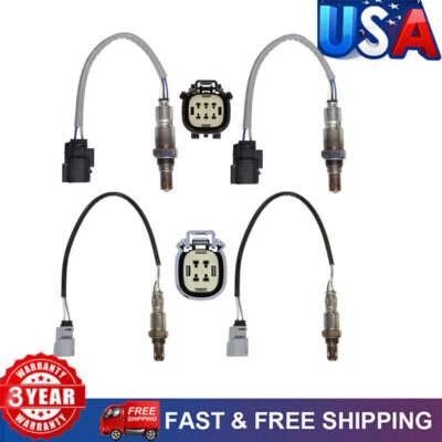 Sensor de oxígeno O2 4 piezas para Ford Police Interceptor utilitario 3,7 L V6 2016 2017-2019 Foto 1 de 4