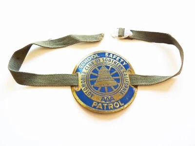 INSIGNIA DE PATRULLA DE SEGURIDAD PARA PATIO DE RECREO DEL CLUB DE AUTOMÓVILES DEL SUR DE CALIFORNIA Foto 1 de 4