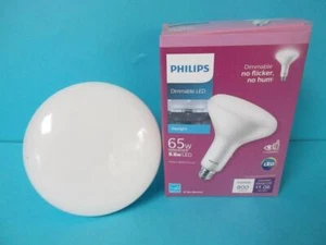 Lot of 4 Philips 65-Watt Equivalent BR40 Dimmable LED Flood Light Bulb (B305) - Picture 1 of 10