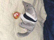 Ty Beanie Baby Ants the Anteater Retired 1997 Vintage with tags Rare Mint