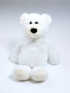 burton + BURTON Stuffed Animal White & Cream Teddy BEAR Black Nose Plush #982026 - Picture 1 of 7