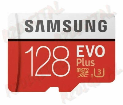 SAMSUNG EVO PLUS MICRO SD 128 GB CLASSE U3 SCHEDA MEMORIA KIT MEMORY CARD 4K UHD - Immagine 1 di 3