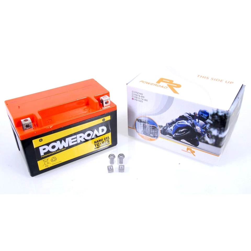 704091 Poweroad YTZ10S Batería Gel BMW G 650 HP4 S 1000 RR Burgman Yamaha FZ8 - Imagen 1 de 1