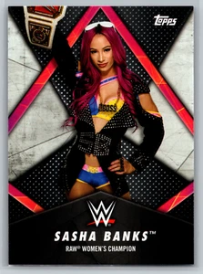 Sasha Banks 2018 Topps WWE Women's Division Raw Champion WC-18 - Picture 1 of 2