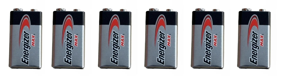 Energizer MAX (6-Pack) 9v Alkaline Batteries 12/31/2028 Expiration - Image 1 of 1