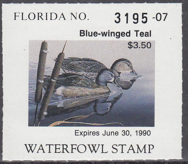 USA Florida   MNH Waterfowl  Ducks Jaffe FL11  Value $ 9.00 - Image 1 of 1