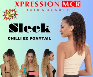 Elegante Ez Ponytail Syn Chilli 14" pollici 100 g venditore UK - Foto 1 di 10