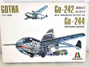 ItaleriGotha GO 242/244 Airplane 1/72 Model Kit 111 CIB ~ T553 - Picture 1 of 2