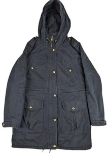 Chaqueta Abrigo Parka Michael Kors Azul Marino Aislante - Mujer’s Pequeña S - Imagen 1 de 19