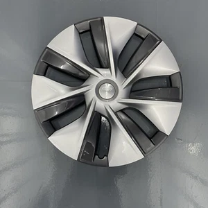 Genuine Tesla Model Y Gemini Aero Wheel Cover Trims Hub cap x1 - 19" (Used) - Picture 1 of 7