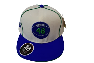 Gorra blanca Stall & Dean para hombre Rucker Street Basketball 46 nueva con etiquetas elige la talla Foto 1 de 4