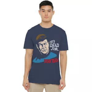 Star Trek Hes Dead Jim T-Shirt S-2XL, Navy - Picture 1 of 5