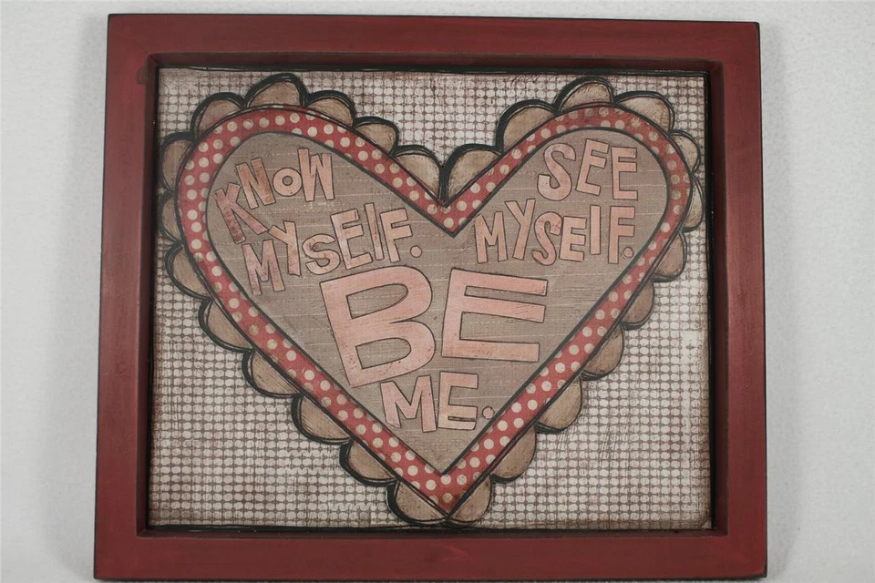 This Thing Called Family 'Know Myself, See Myself, Be Me' Wall Art  #16664  NIB - Image 1 of 1