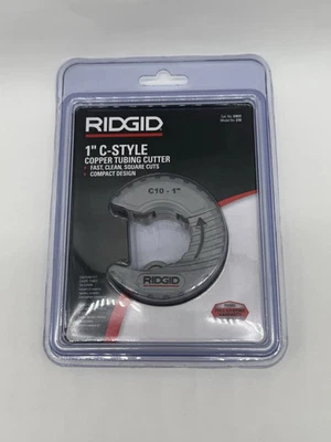 RIDGID C10 1" C-STYLE COPPER /PIPE TUBING CUTTER 57013 -BRAND NEW FACTORY SEALED - Image 1 of 2