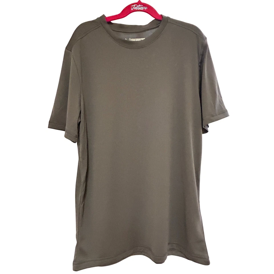 Majestic Evolution Tech Cool Base Youth Large T-Shirt Performance NWOT Gray - Image 1 of 3