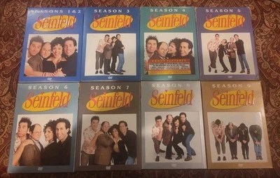 Seinfeld DVDs Seasons 1-9 Complete Series Box Sets 4&7 Sealed Movie TV  - Image 1 of 4