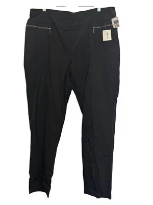 Pantalones ajustados Style & Co negros para mujer XL bolsillos con cremallera Guatemala Foto 1 de 4