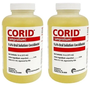 Fitter Critter Bundle mit Huvepharma Corid 16oz 2er Pack mit Nutzungstabelle - Bild 1 von 1